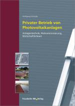 Cover-Bild Privater Betrieb von Photovoltaikanlagen.