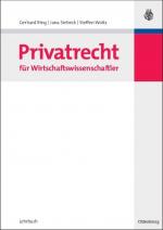 Cover-Bild Privatrecht für Wirtschaftswissenschaftler