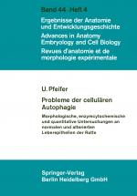 Cover-Bild Probleme der cellulären Autophagie