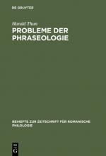 Cover-Bild Probleme der Phraseologie