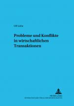 Cover-Bild Probleme und Konflikte in wirtschaftlichen Transaktionen