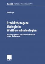 Cover-Bild Produktbezogene ökologische Wettbewerbsstrategien