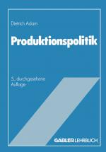 Cover-Bild Produktionspolitik