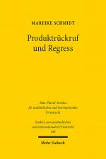 Cover-Bild Produktrückruf und Regress