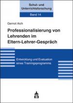 Cover-Bild Professionalisierung von Lehrenden im Elten-Lehrer-Gespräch