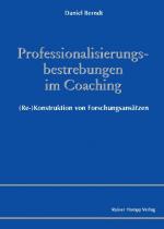 Cover-Bild Professionalisierungsbestrebungen im Coaching