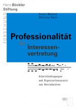 Cover-Bild Professionalität der Interessenvertretung