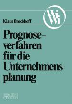 Cover-Bild Prognoseverfahren für die Unternehmensplanung