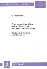 Cover-Bild Programmzeitschriften aus publizistischer und wirtschaftlicher Sicht