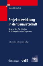 Cover-Bild Projektabwicklung in der Bauwirtschaft