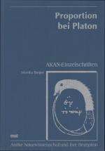 Cover-Bild Proportion bei Platon