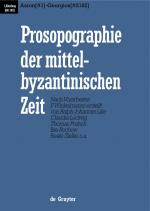 Cover-Bild Prosopographie der mittelbyzantinischen Zeit. 641-867 / Aaron (#1) - Georgios (#2182)