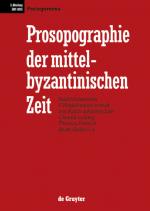 Cover-Bild Prosopographie der mittelbyzantinischen Zeit. 867-1025 / Prolegomena