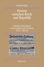 Cover-Bild Provinz zwischen Reich und Republik