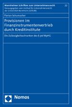 Cover-Bild Provisionen im Finanzinstrumentenvertrieb durch Kreditinstitute