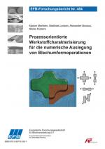 Cover-Bild Prozessorientierte Werkstoffcharakterisierung für die numerische Auslegung von Blechumformoperationen