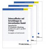 Cover-Bild Prozessuale Aspekte der Streitbeilegung im institutionellen Rahmen der Welthandelsorganisation (WTO)