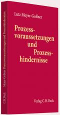 Cover-Bild Prozessvoraussetzungen und Prozesshindernisse