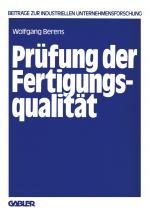 Cover-Bild Prüfung der Fertigungsqualität