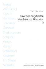 Cover-Bild Psychoanalytische Studien zur Literatur 2