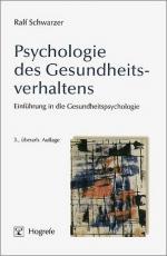 Cover-Bild Psychologie des Gesundheitsverhaltens