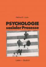 Cover-Bild Psychologie sozialer Prozesse