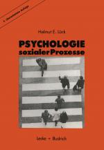 Cover-Bild Psychologie sozialer Prozesse