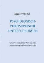 Cover-Bild Psychologisch-philosophische Untersuchungen