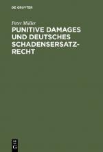 Cover-Bild Punitive Damages und deutsches Schadensersatzrecht