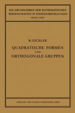 Cover-Bild Quadratische Formen und Orthogonale Gruppen