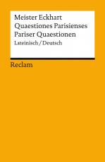 Cover-Bild Quaestiones Parisienses / Pariser Quaestionen