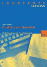 Cover-Bild Qualität statt Quantität