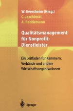 Cover-Bild Qualitätsmanagement für Nonprofit-Dienstleister