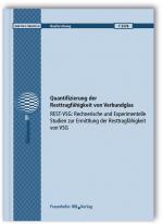 Cover-Bild Quantifizierung der Resttragfähigkeit von Verbundglas