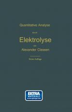 Cover-Bild Quantitative chemische Analyse durch Elektrolyse