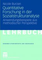 Cover-Bild Quantitative Forschung in der Sozialstrukturanalyse
