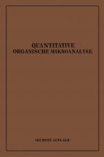 Cover-Bild Quantitative Organische Mikroanalyse