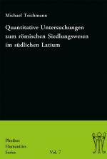 Cover-Bild Quantitative Untersuchungen zum römischen Siedlungswesen im südlichen Latium