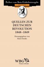 Cover-Bild Quellen zur deutschen Revolution 1848 – 1849