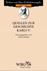 Cover-Bild Quellen zur Geschichte Karls V.