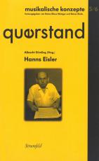 Cover-Bild Querstand 5/6: Hanns Eisler