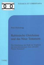 Cover-Bild Rabbinische Gleichnisse und das Neue Testament