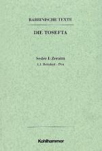 Cover-Bild Rabbinische Texte, Erste Reihe: Die Tosefta. Band I: Seder Zeraim
