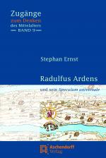 Cover-Bild Radulfus Ardens und sein Speculum universale