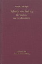 Cover-Bild Rahewin von Freising. Ein Gelehrter des 12. Jahrhunderts