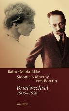 Cover-Bild Rainer Maria Rilke - Sidonie Nádherny von Borutin