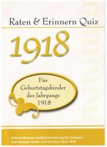 Cover-Bild Raten und Erinnern Quiz 1918