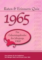 Cover-Bild Raten und Erinnern Quiz 1965