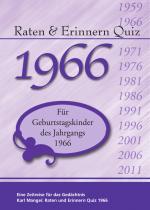 Cover-Bild Raten und Erinnern Quiz 1966