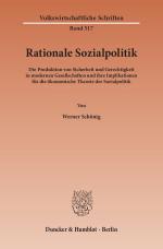 Cover-Bild Rationale Sozialpolitik.